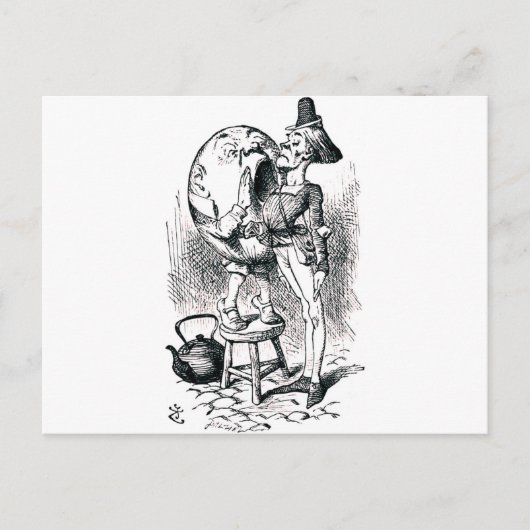 Humpty Dumpty Briefkaart (Voorkant)