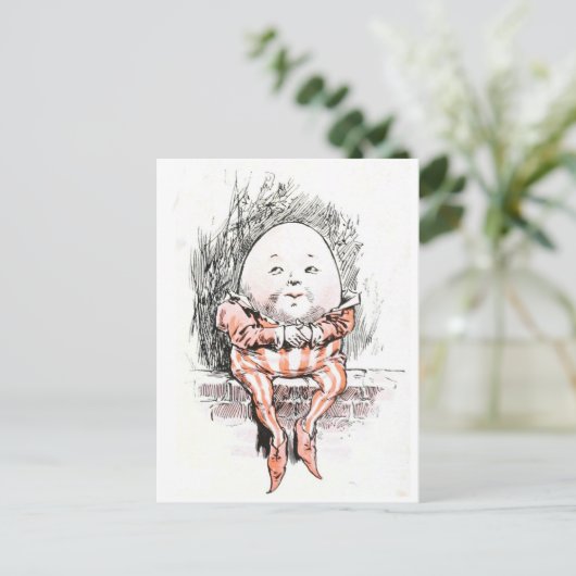 Humpty Dumpty Briefkaart (Staand voorkant)