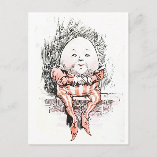 Humpty Dumpty Briefkaart (Voorkant)