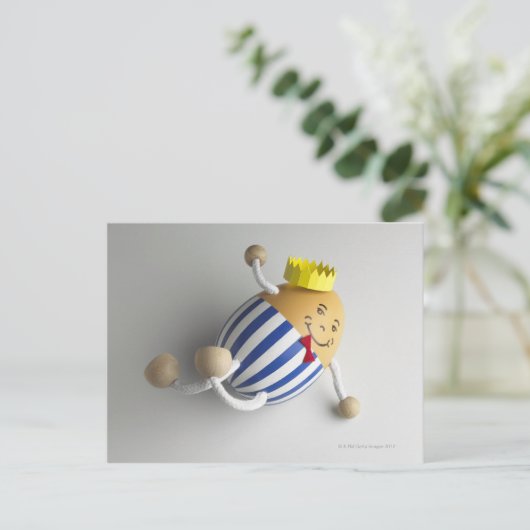 Humpty dumpty briefkaart (Staand voorkant)