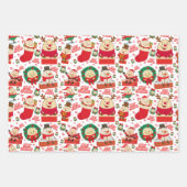 Humpty Dumpty Christmas Schattige Inpakpapier Vel (Voorkant 3)