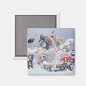 Humpty Dumpty Circus acrobats en menagerie Magneet (Voorkant / Achterkant)