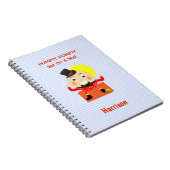 Humpty Dumpty Cute Nursery Rhyme Personalized Notitieboek (Rechterzijde)