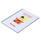 Humpty Dumpty Cute Nursery Rhyme Personalized Notitieboek (Linkerzijde)