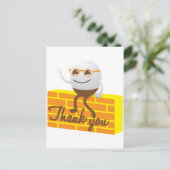 Humpty Dumpty dank u Briefkaart (Staand voorkant)