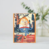 Humpty Dumpty Donald Trump Veranderde illustr Briefkaart (Staand voorkant)