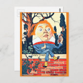 Humpty Dumpty Donald Trump Veranderde illustr Briefkaart (Voorkant / Achterkant)