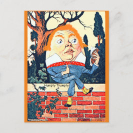 Humpty Dumpty Donald Trump Veranderde illustr Briefkaart