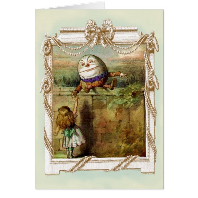Humpty Dumpty en Alice (Voorkant)