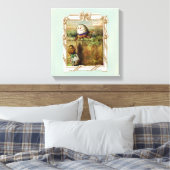 Humpty Dumpty en Alice Canvas Afdruk (Insitu (Slaapkamer))