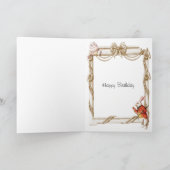 Humpty Dumpty en Alice Happy Birthday Kaart (Binnen)