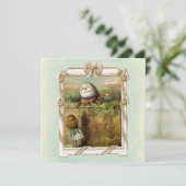 Humpty Dumpty en Alice Kaart (Staand voorkant)