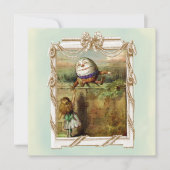 Humpty Dumpty en Alice Kaart (Voorkant)