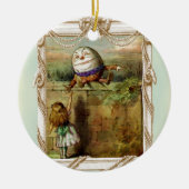 Humpty Dumpty en Alice Keramisch Ornament (Voorkant)