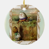 Humpty Dumpty en Alice Keramisch Ornament (Achterkant)