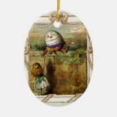 Humpty Dumpty en Alice Keramisch Ornament (Voorkant)