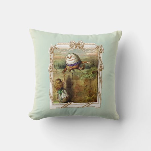 Humpty Dumpty en Alice Kussen (Voorkant)