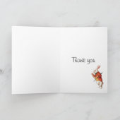Humpty Dumpty en Alice Thank u Bedankkaart (Binnen)