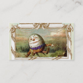 Humpty Dumpty en Alice Visitekaartje