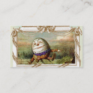 Humpty Dumpty en Alice Visitekaartje