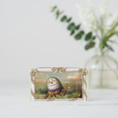 Humpty Dumpty en Alice Visitekaartje (Staand voorkant)