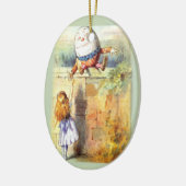 Humpty Dumpty First Kerstmis Keramisch Ornament (Links)