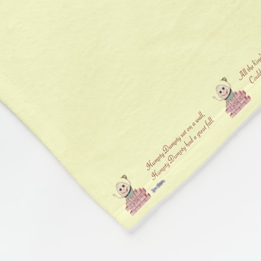 Humpty Dumpty Fleece Deken (Hoek)