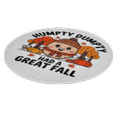 Humpty Dumpty, Grappige Thanksgiving Snijplank (Hoek)