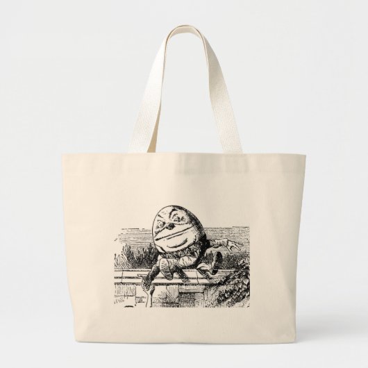Humpty Dumpty Grote Tote Bag (Voorkant)