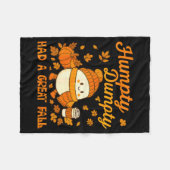Humpty Dumpty Had A Great Fall Autumn Funny Men Wo Fleece Deken (Voorkant (Horizontaal))