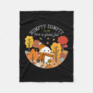 Humpty Dumpty Had A Great Fall Autumn Leaves Thank Fleece Deken