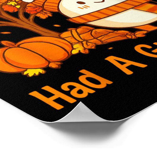 Humpty Dumpty Had A Great Fall Halloween Thanksgiv Poster (Hoek)