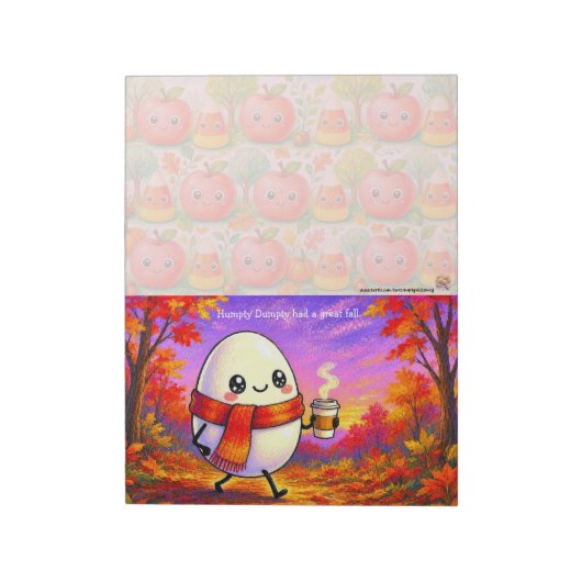 Humpty Dumpty Had a Great Fall Notitieblok (Linkerzijde)