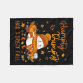 Humpty Dumpty Had A Great Fall Thanksgiving Autumn Fleece Deken (Voorkant (Horizontaal))