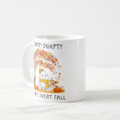 Humpty Dumpty Had A Great Fall Thanksgiving Autumn Koffiemok (Voorkant links)