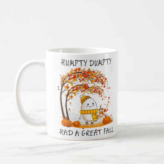 Humpty Dumpty Had A Great Fall Thanksgiving Autumn Koffiemok (Links)