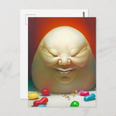 Humpty Dumpty Had a Great Jelly Bean Collection Briefkaart (Voorkant / Achterkant)