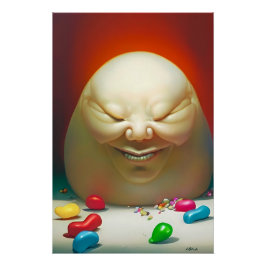 Humpty Dumpty Had a Great Jelly Bean Collection Perfect Poster