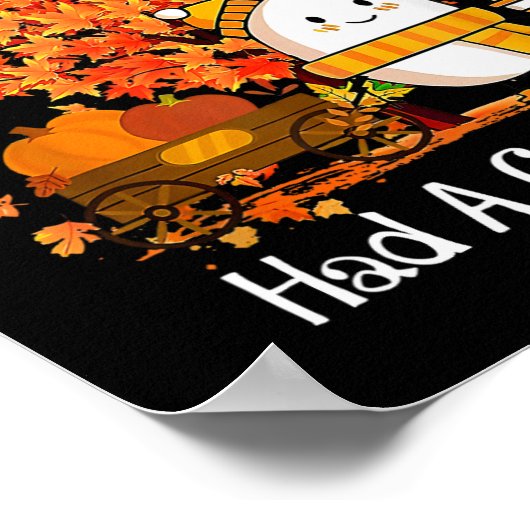 Humpty Dumpty had een geweldige Herfst herfstblade Poster (Hoek)