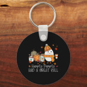 Humpty Dumpty had een geweldige Herfst herfstblade Sleutelhanger (Voorkant)