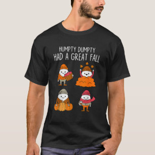 Humpty Dumpty had een geweldige Herfst herfstblade T-shirt