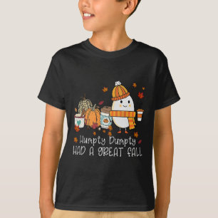 Humpty Dumpty had een geweldige Herfst herfstblade T-shirt