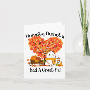Humpty Dumpty had een grote Herfst 1 Kaart