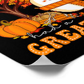 Humpty Dumpty had een grote Herfst najaar Thanksgi Poster (Hoek)