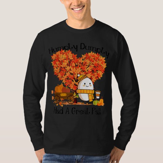 Humpty Dumpty had een grote Herfst T-shirt (Voorkant)