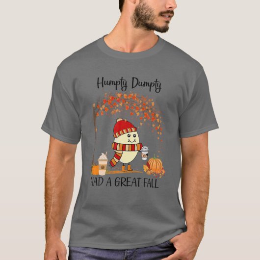 Humpty Dumpty had een grote Herfst T-shirt (Voorkant)