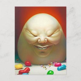Humpty Dumpty Had een Grote Jelly Bean Collectie Briefkaart