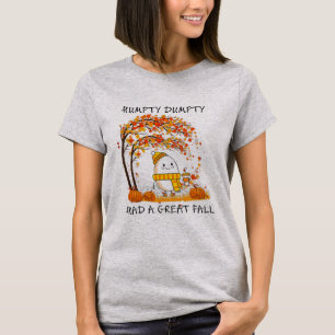 Humpty Dumpty had een grote Thanksgiving Herfst T-shirt