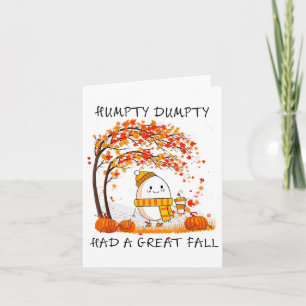 Humpty Dumpty had een grote Thanksgiving in de Her Kaart