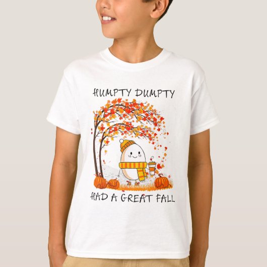 Humpty Dumpty had een grote Thanksgiving in de Her T-shirt (Voorkant)